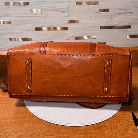 Dooney and Bourke Large Florentine Purse-Natural - Picture 5 of 8